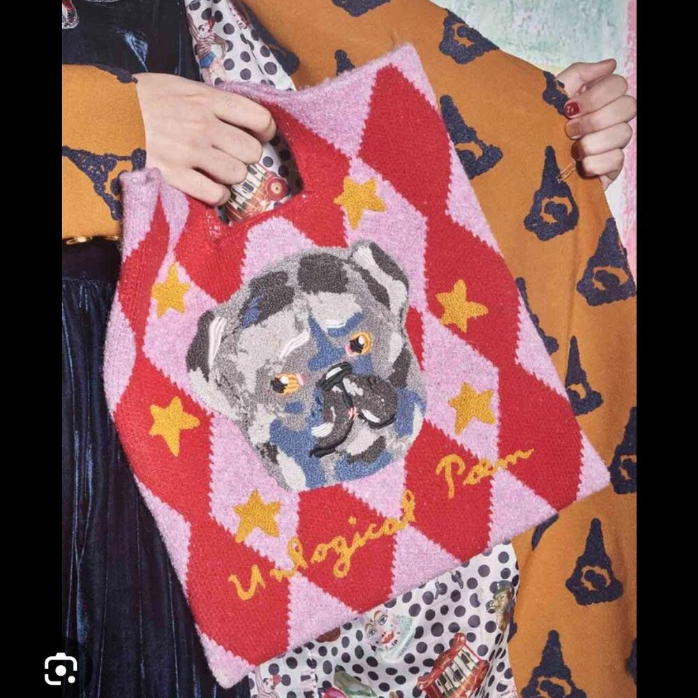 Unlogical Poem x Nathalie Lete Bulldog Tote Bag